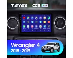 Teyes CC2 PLUS Jeep Wrangler 4 JL 2018-2019 10" Штатная магнитола