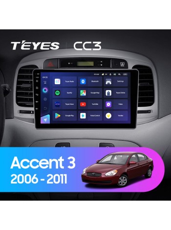 Teyes CC3 Hyundai Accent 3 2006-2011 9" Штатна магнітола