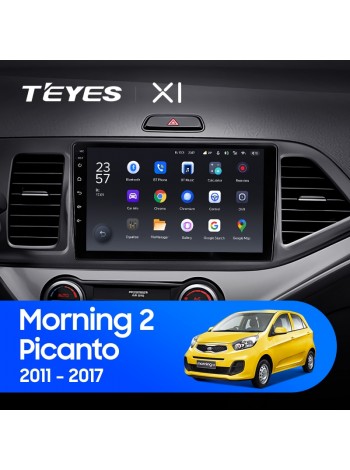 Teyes X1 2+32Gb Kia Morning 2 picanto 2011 - 2017 9" Штатна магнітола