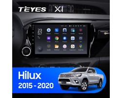 Teyes X1 2+32Gb Toyota Hilux Pick Up AN120 2015-2020 10" Штатная магнитола