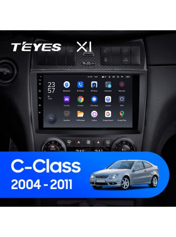 Teyes X1 2+32Gb Mercedes Benz C-Class W203 CL203 C209 A209 2004-2011 9" Штатна магнітола