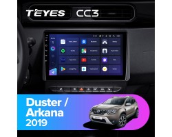 Teyes CC3 Renault Duster / Arkana 2019 10" Штатна магнітола