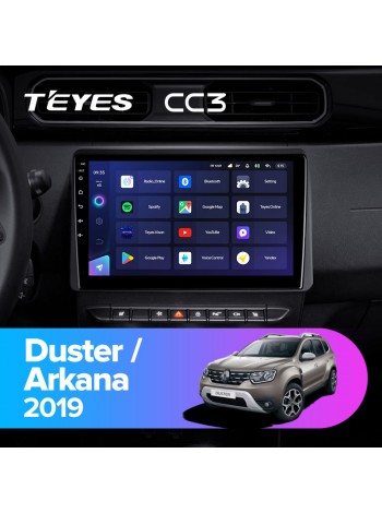 Teyes CC3 Renault Duster / Arkana 2019 10" Штатна магнітола