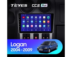 Teyes CC2 PLUS Renault Logan 1 2004-2009 9" Штатна магнітола