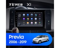 Teyes X1 2+32Gb Toyota Previa XR50 2006 - 2019 9" Штатная магнитола