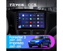 Teyes CC3 Subaru Forester 3 SH 2007-2013 For Subaru Impreza GH GE 2007-2011 9" Штатна магнітола