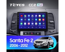 Teyes CC2 PLUS Hyundai Santa Fe 2 2006-2012 9" Штатная магнитола