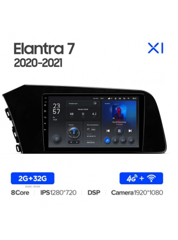 Teyes X1 2+32Gb Hyundai Elantra VII CN7 (ZYJ) 2020-2021 9" Штатна магнітола