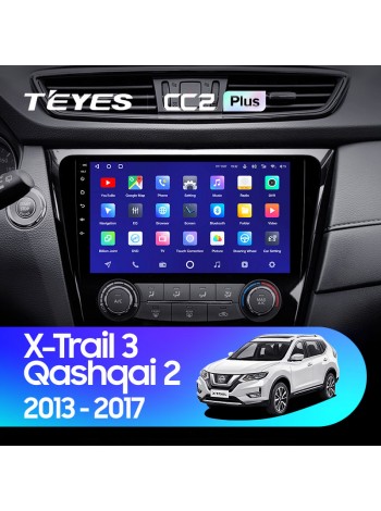 Teyes CC2 PLUS Nissan X-Trail X Trail 3 T32 2013-2017-Manual air conditioning 10" Штатная магнитола