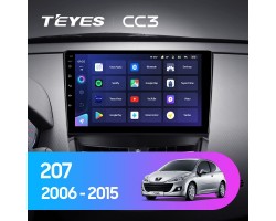Teyes CC3 Peugeot 207 2006-2015 9" Штатная магнитола