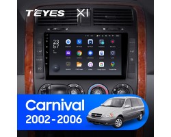 Teyes X1 2+32Gb Kia Carnival UP GQ 2002-2006 9" Штатная магнитола