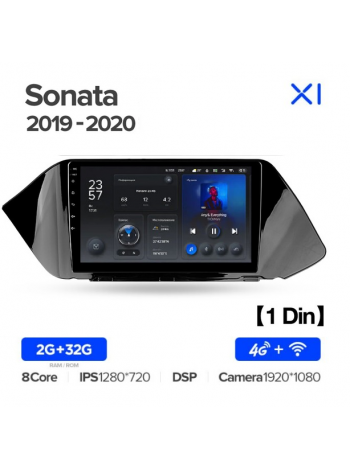 Teyes X1 2+32Gb Hyundai Sonata DN8 (1 Din) 2019-2020 10" Штатна магнітола