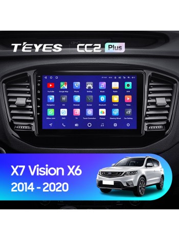 Teyes CC2 PLUS Geely Emgrand X7 Vision X6 Haoqing SUV 2014-2020 9" Штатна магнітола