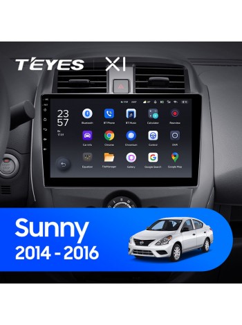 Teyes X1 2+32Gb Nissan Sunny 2014-2016 10" Штатна магнітола