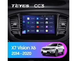 Teyes CC3 Geely Emgrand X7 Vision X6 Haoqing SUV 2014-2020 9" Штатна магнітола