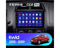 Teyes CC2 PLUS Renault KWID 2015-2019 9" Штатна магнітола