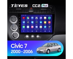 Teyes CC2 PLUS Honda Civic 7 2000-2006 9" Штатная магнитола