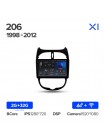 Teyes X1 2+32Gb Peugeot 206 1998-2012 9" Штатная магнитола