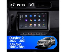 Teyes X1 2+32Gb Renault Duster / Arkana 2019 10" Штатна магнітола