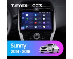 Teyes CC3 Nissan Sunny 2014-2016 10" Штатна магнітола