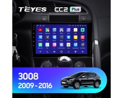 Teyes CC2 PLUS Peugeot 3008 1 2009-2016 9" Штатна магнітола