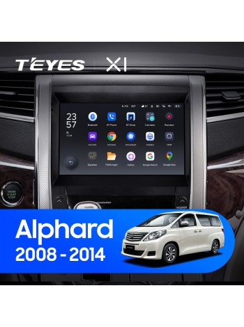 Teyes X1 2+32Gb Toyota Alphard H20 2008-2014 9" Штатная магнитола