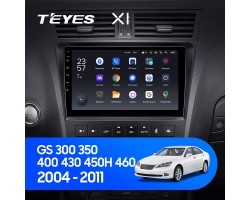 Teyes X1 2+32Gb Lexus GS III 3 300 350 400 430 450H 460 2004-2011 9" Штатна магнітола
