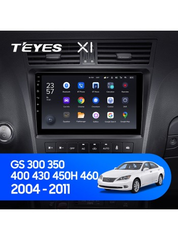 Teyes X1 2+32Gb Lexus GS III 3 300 350 400 430 450H 460 2004-2011 9" Штатна магнітола