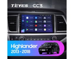 Teyes CC3 Toyota Highlander 3 XU50 2013-2018 10" Штатная магнитола