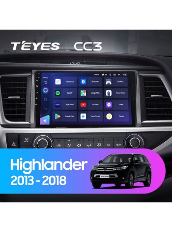 Teyes CC3 Toyota Highlander 3 XU50 2013-2018 10" Штатна магнітола