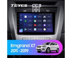 Teyes CC3 Geely Emgrand X7 1 GX7 EX7 2011-2019 9" Штатная магнитола
