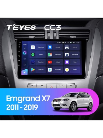 Teyes CC3 Geely Emgrand X7 1 GX7 EX7 2011-2019 9" Штатна магнітола