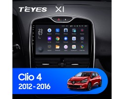 Teyes X1 2+32Gb Renault Clio 4 BH98 KH98 2012-2015 10" Штатна магнітола