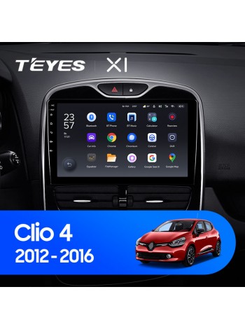 Teyes X1 2+32Gb Renault Clio 4 BH98 KH98 2012-2015 10" Штатна магнітола