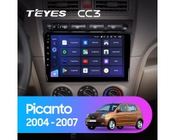 Teyes CC3 Kia Picanto SA Morning 2004-2007 9" Штатна магнітола
