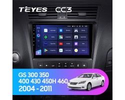 Teyes CC3 Lexus GS III 3 300 350 400 430 450H 460 2004-2011 9" Штатная магнитола