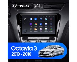 Teyes X1 2+32Gb Skoda Octavia 3 A7 2013-2018 10" Штатна магнітола