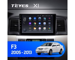 Teyes X1 2+32Gb BYD F3 1 2005-2013 9" Штатная магнитола