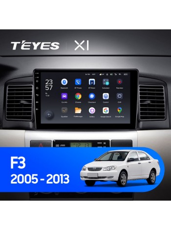 Teyes X1 2+32Gb BYD F3 1 2005-2013 9" Штатна магнітола