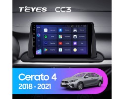 Teyes CC3 Kia Cerato 4 (1 Din) 2018-2020 9" Штатная магнитола