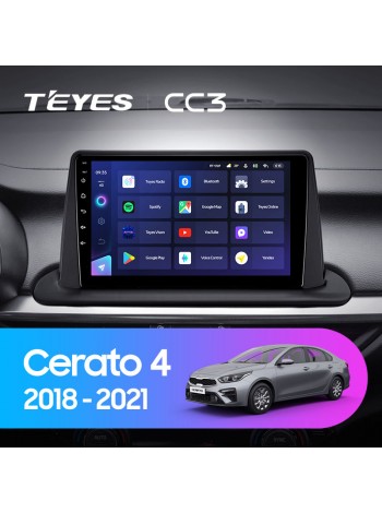 Teyes CC3 Kia Cerato 4 (1 Din) 2018-2020 9" Штатная магнитола