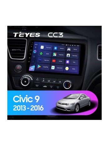 Teyes CC3 Honda Civic 9 Middle East 2013-2016 9" Штатна магнітола