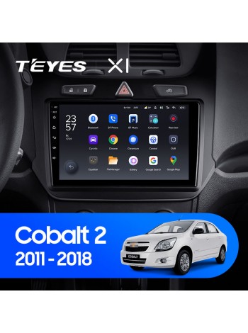 Штатна магнітола Teyes X1 2+32Gb Chevrolet Cobalt 2 2011 - 2018 9"
