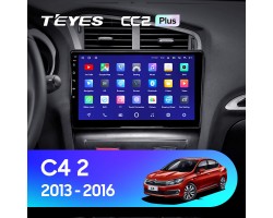 Teyes CC2 PLUS Citroen C4 2 B7 (ZYJ)2013-2016 10" Штатна магнітола