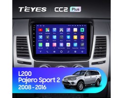 Teyes CC2 PLUS Mitsubishi Pajero Sport 2 L200 Triton 2008-2016 9" Штатна магнітола