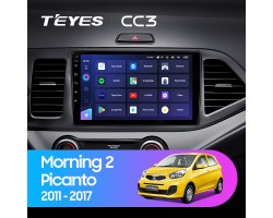 Teyes CC3 Kia Morning 2 picanto 2011 - 2017 9" Штатная магнитола