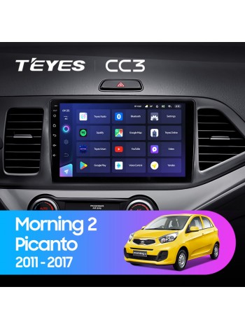 Teyes CC3 Kia Morning 2 picanto 2011 - 2017 9" Штатная магнитола