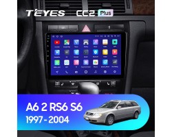 Teyes CC2 PLUS Audi A6 2 1997-2004 S6 2 1999-2004 RS6 1 2002-2006 9" Штатна магнітола