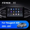 Teyes X1 2+32Gb Peugeot 308 T9 308S 2013-2017 9" Штатна магнітола