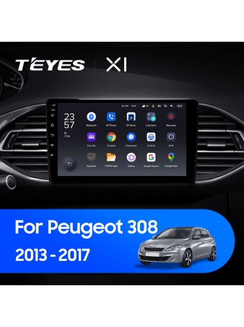 Teyes X1 2+32Gb Peugeot 308 T9 308S 2013-2017 9" Штатна магнітола